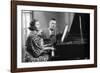 Young Couple Seated at Piano-Philip Gendreau-Framed Photographic Print