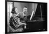 Young Couple Seated at Piano-Philip Gendreau-Framed Photographic Print