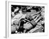 Young Couple Sleeps at their Campsite at the Watkin's Glen 'Summer Jam'-null-Framed Photo