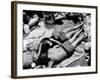 Young Couple Sleeps at their Campsite at the Watkin's Glen 'Summer Jam'-null-Framed Photo