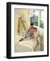Young Couple Taking a Coffee Break-null-Framed Photographic Print