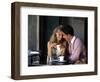 Young Couple Talking in Cafe-Bill Bachmann-Framed Photographic Print