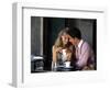 Young Couple Talking in Cafe-Bill Bachmann-Framed Photographic Print