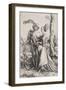 Young Couple Threatened by Death (The Promenad)-Albrecht Dürer-Framed Giclee Print