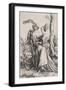 Young Couple Threatened by Death (The Promenad)-Albrecht Dürer-Framed Giclee Print