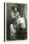 Young Cowboy with Woolly Chaps-null-Stretched Canvas