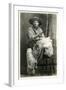 Young Cowboy with Woolly Chaps-null-Framed Art Print