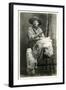 Young Cowboy with Woolly Chaps-null-Framed Art Print