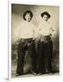 Young Cowboys In Black Wooly Chaps-null-Framed Premium Giclee Print