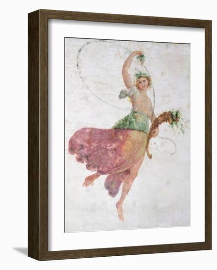 Young Dancer with a Cornucopia and a Bunch of Grapes-Carlo Bevilacqua-Framed Giclee Print