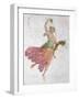 Young Dancer with a Cornucopia and a Bunch of Grapes-Carlo Bevilacqua-Framed Giclee Print