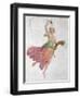 Young Dancer with a Cornucopia and a Bunch of Grapes-Carlo Bevilacqua-Framed Giclee Print