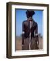 Young Dassanech Girl Wears Hair Partially Braided, Coated in Animal Fat and Ochre, Ethiopia-John Warburton-lee-Framed Photographic Print