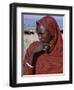 Young Datoga Man Tends His Family's Livestock on Plains East of Lake Manyara in Northern Tanzania-Nigel Pavitt-Framed Photographic Print