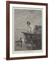 Young Ducks-Robert Julius Beyschlag-Framed Giclee Print