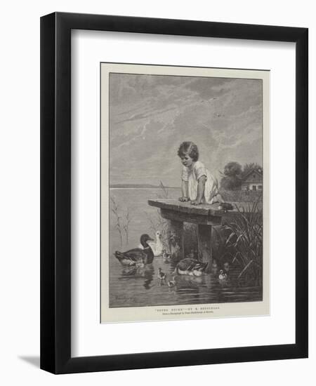 Young Ducks-Robert Julius Beyschlag-Framed Giclee Print