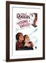 YOUNG EAGLES, US poster art, from left: Charles 'Buddy' Rogers, Jean Arthur, 1930-null-Framed Premium Giclee Print