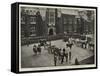 Young England, Parade of the Cadets at Malvern College-null-Framed Stretched Canvas