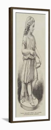 Young England's Sister, by G Halse, in the Royal Academy Exhibition-null-Framed Giclee Print