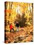 Young Family with Baby Hiking in Autumn-Bill Bachmann-Stretched Canvas