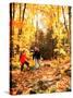 Young Family with Baby Hiking in Autumn-Bill Bachmann-Stretched Canvas