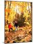 Young Family with Baby Hiking in Autumn-Bill Bachmann-Mounted Photographic Print