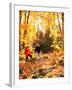 Young Family with Baby Hiking in Autumn-Bill Bachmann-Framed Photographic Print