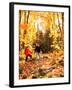 Young Family with Baby Hiking in Autumn-Bill Bachmann-Framed Photographic Print