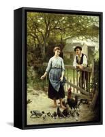 Young Farmers-Edouard Debat-Ponsan-Framed Stretched Canvas