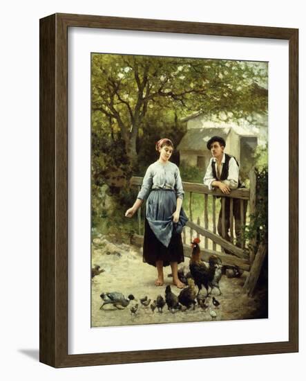 Young Farmers-Edouard Debat-Ponsan-Framed Giclee Print