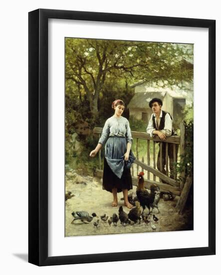 Young Farmers-Edouard Debat-Ponsan-Framed Giclee Print