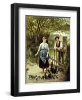 Young Farmers-Edouard Debat-Ponsan-Framed Giclee Print