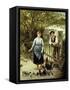 Young Farmers-Edouard Debat-Ponsan-Framed Stretched Canvas