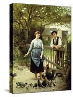 Young Farmers-Edouard Bernard Debat-Ponsan-Stretched Canvas