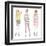 Young Fashion Girls Illustration. Teen Females-cherry blossom girl-Framed Art Print