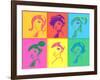 Young Fashion Woman Design, Pop Art Style-lavitrei-Framed Art Print