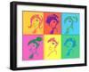 Young Fashion Woman Design, Pop Art Style-lavitrei-Framed Art Print