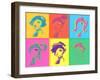 Young Fashion Woman Design, Pop Art-lavitrei-Framed Art Print