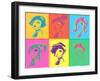 Young Fashion Woman Design, Pop Art-lavitrei-Framed Art Print