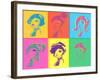 Young Fashion Woman Design, Pop Art-lavitrei-Framed Art Print