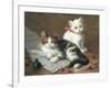 Young Feline Author-Leon Charles Huber-Framed Giclee Print