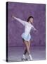 Young Female Figure Skater-null-Stretched Canvas