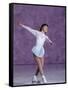 Young Female Figure Skater-null-Framed Stretched Canvas