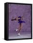 Young Female Figure Skater-null-Framed Stretched Canvas