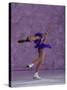 Young Female Figure Skater-null-Stretched Canvas