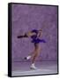 Young Female Figure Skater-null-Framed Stretched Canvas