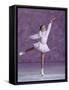 Young Female Figure Skater-null-Framed Stretched Canvas