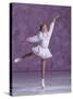 Young Female Figure Skater-null-Stretched Canvas