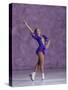 Young Female Figure Skater-null-Stretched Canvas