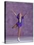 Young Female Figure Skater-null-Stretched Canvas